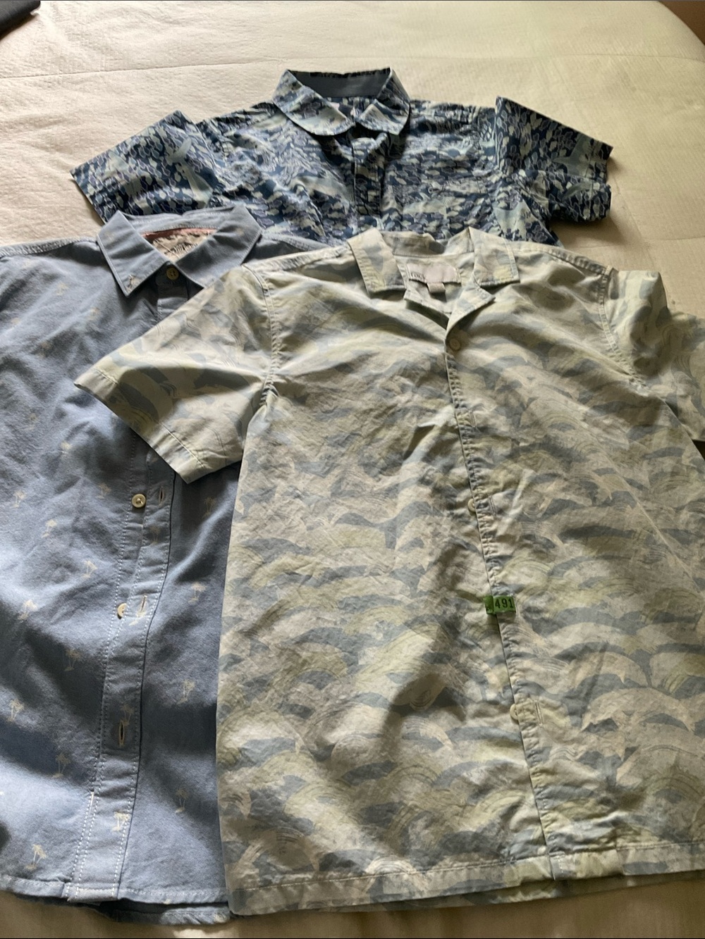 Boys Size Large Short-sleeved Button Ups - BUNDLE